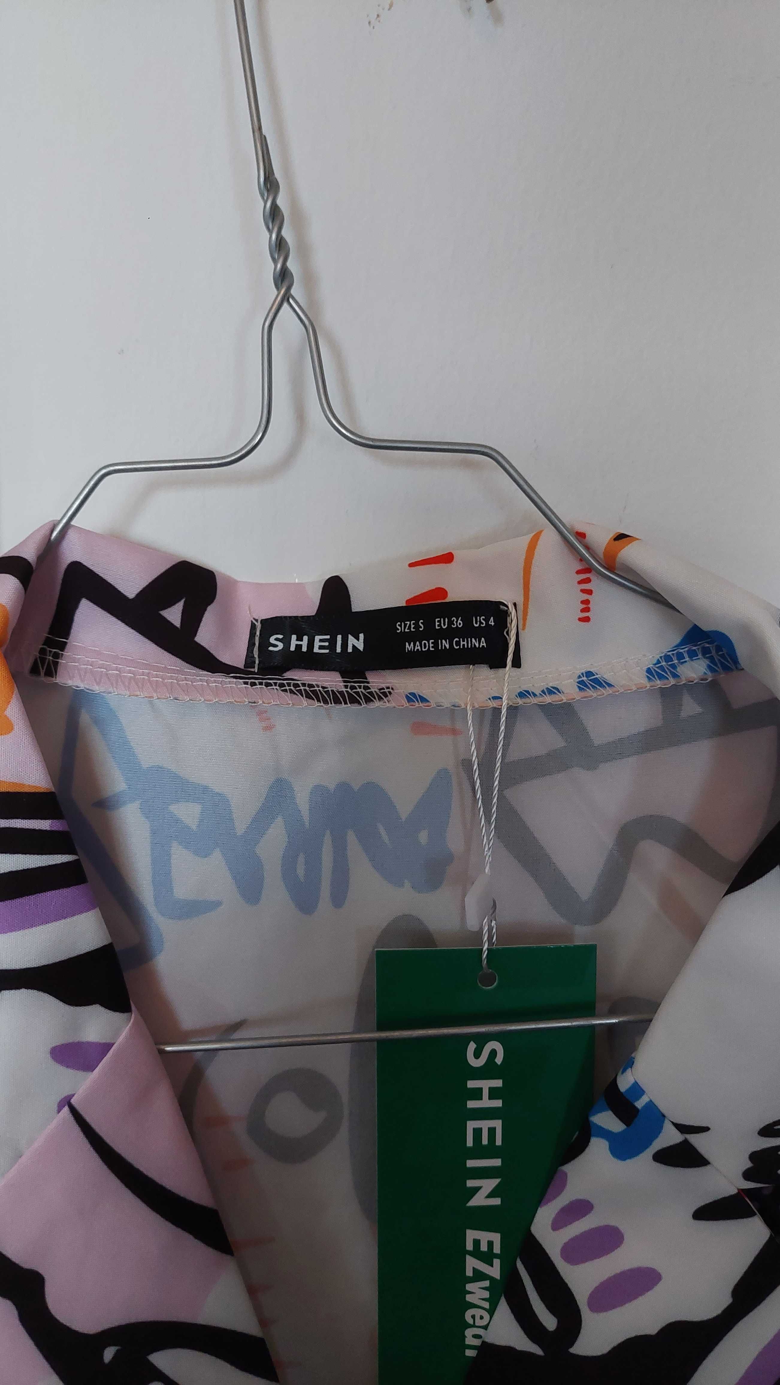 Camisa Colorida Shein