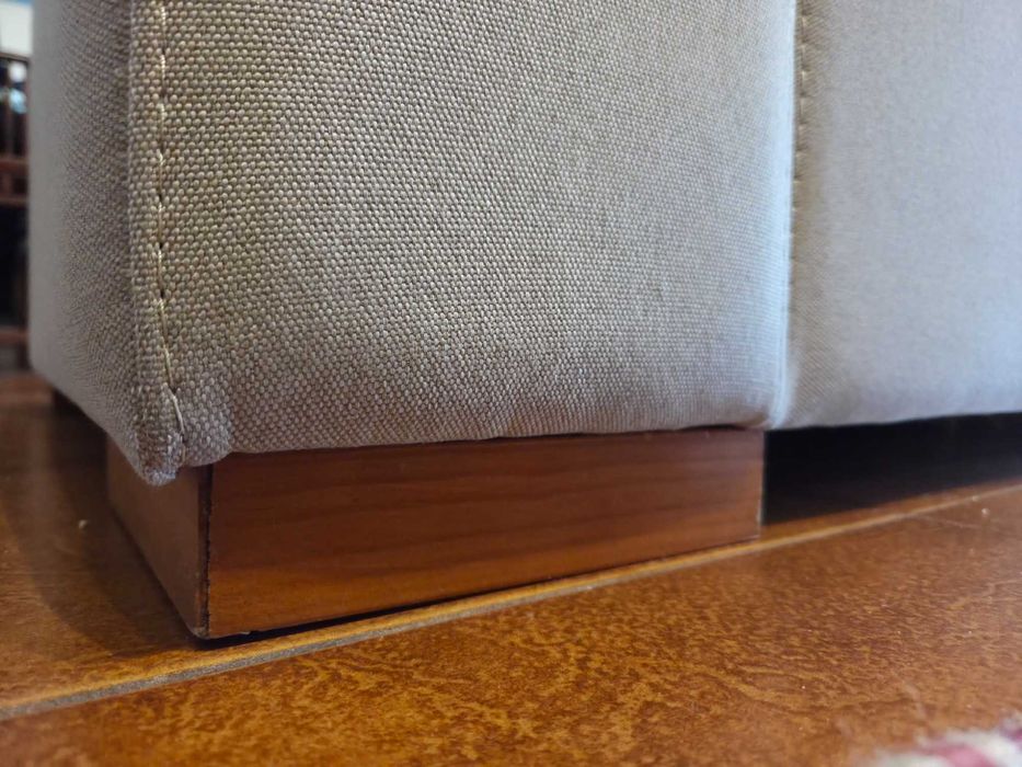 Sofá 245cm madeira maciça (fab.PT) c/chaise-long