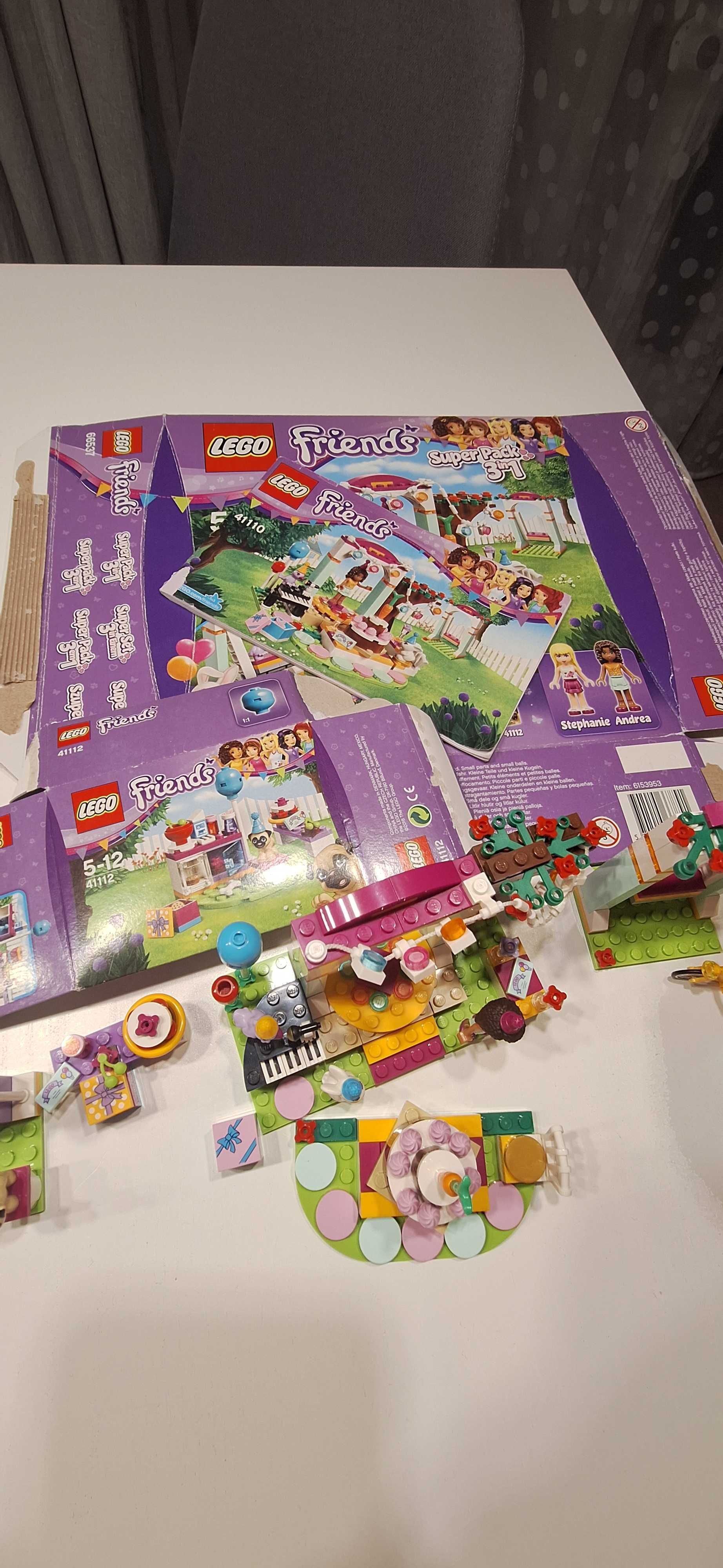 Zestaw lego friends 41110 + 41111 + 41112 super pack