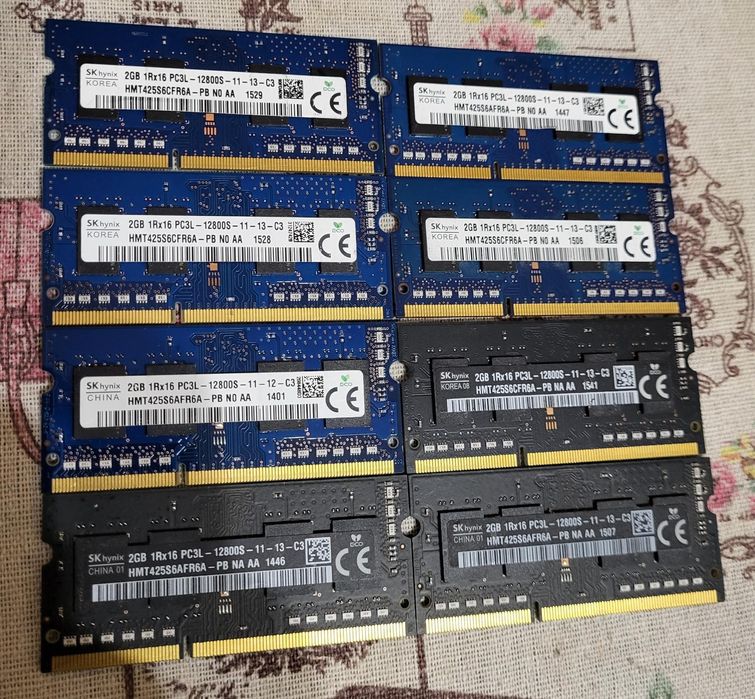 Пам'ять в ноутбук 2 ГБ ДДР3