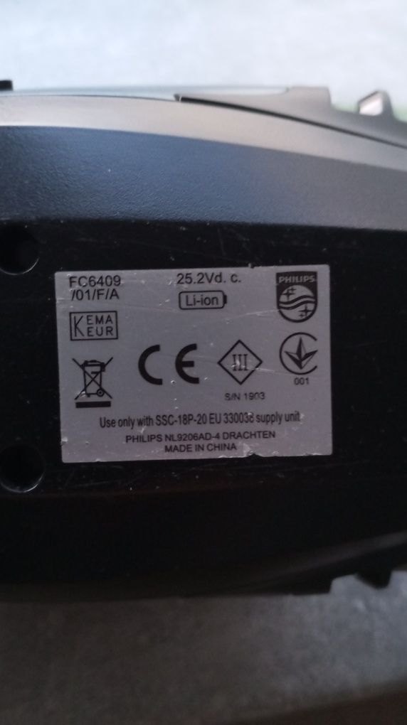 Odkurzacz bezprzewodowy Philips tylko silnik odkurzacza FC6409