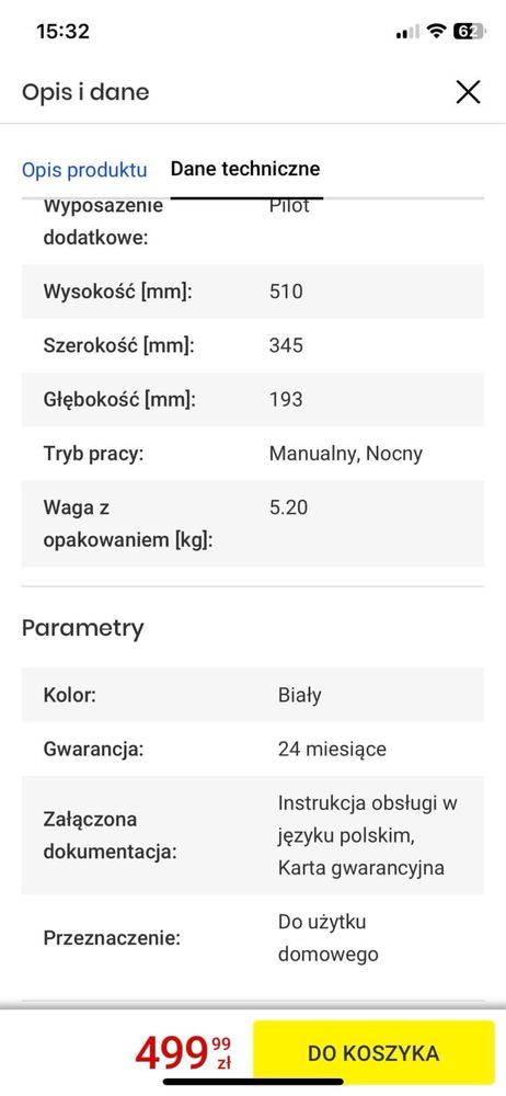 Oczyszczacz powietrza HISENSE AP220H