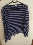 Bluzka w paski z długim rękawem, rozm. M/L