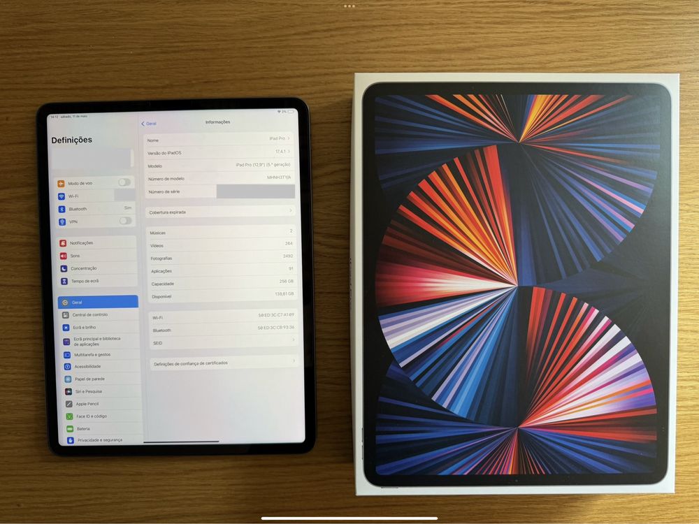 Vendo iPad Pro 12.9 256gb M1 5th Gen Wi-Fi (2021)