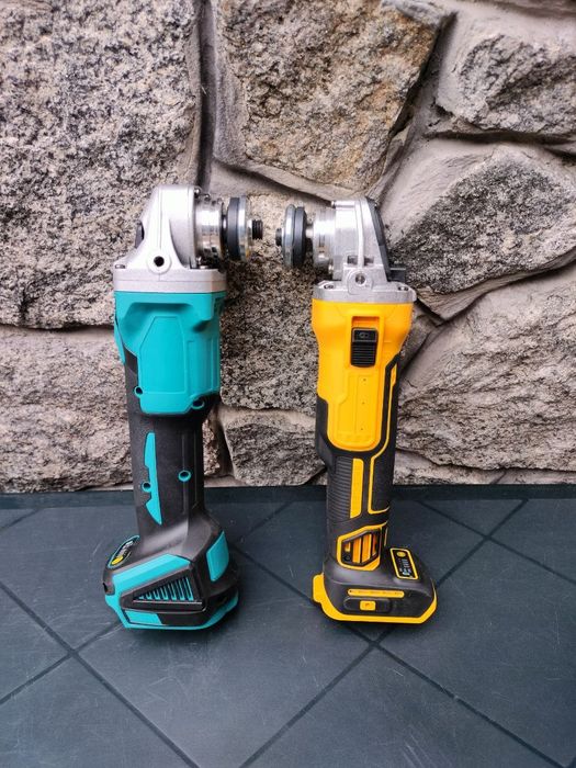 Болгарка акумуляторна кутова шліфмашинка акумуляторная Макіта Деволт