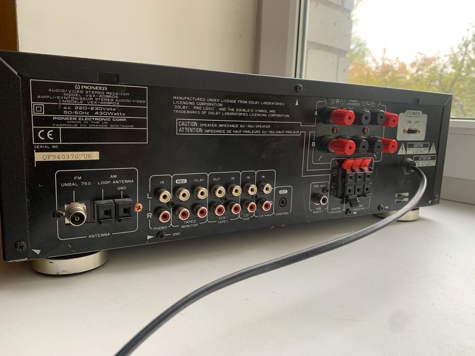 Колонка Proficient aw525 + усилитель Pioneer VSX-405RDS