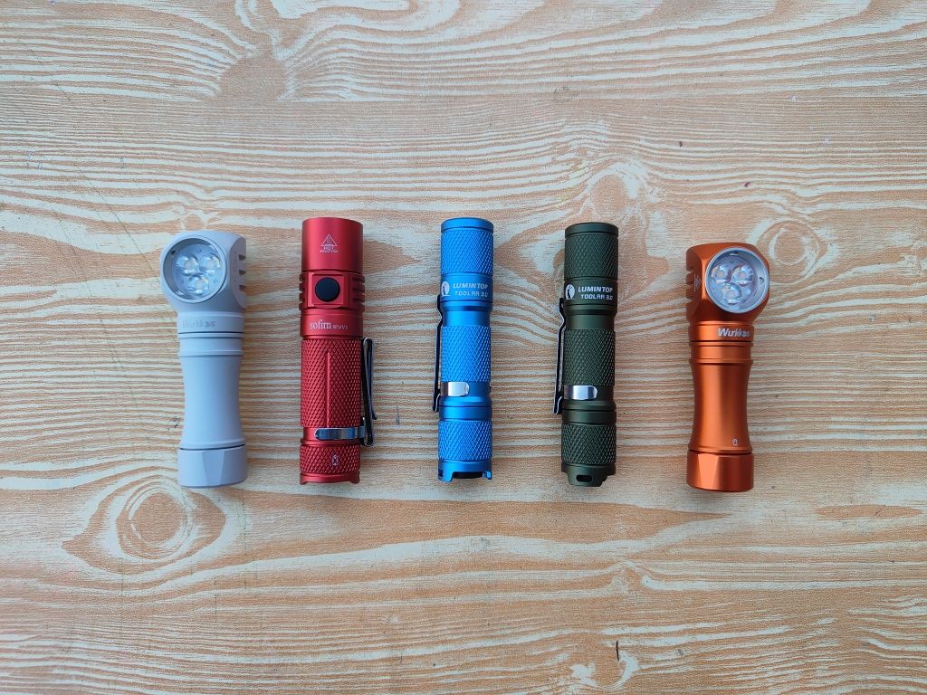 EDC ліхтарик Sofirn SP10V3 HS10 Lumintop ToolAA3.0 Wurkkos HD10 з АКБ