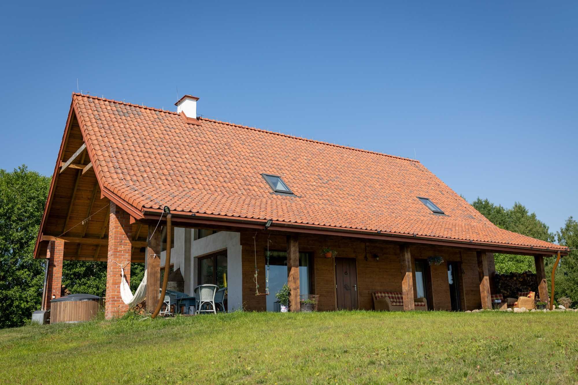 Dom nad jeziorem  "Żeremisko" Gorąca bania, Sauna , Staw