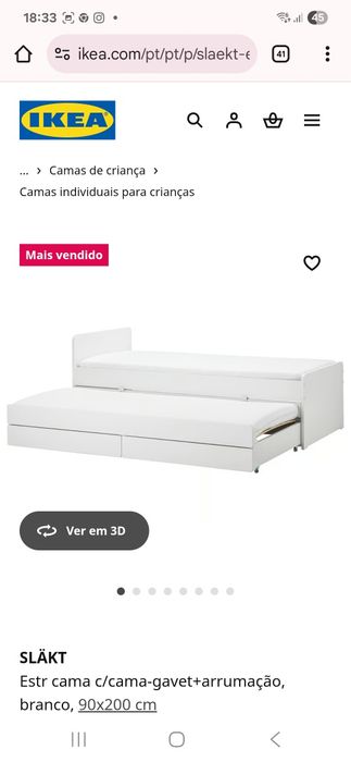 Cama criança ikea
