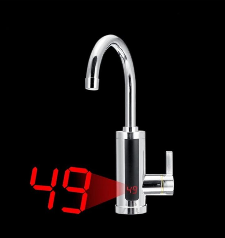 Проточний кран водонагрівач з LCD дисплеєм Delimano