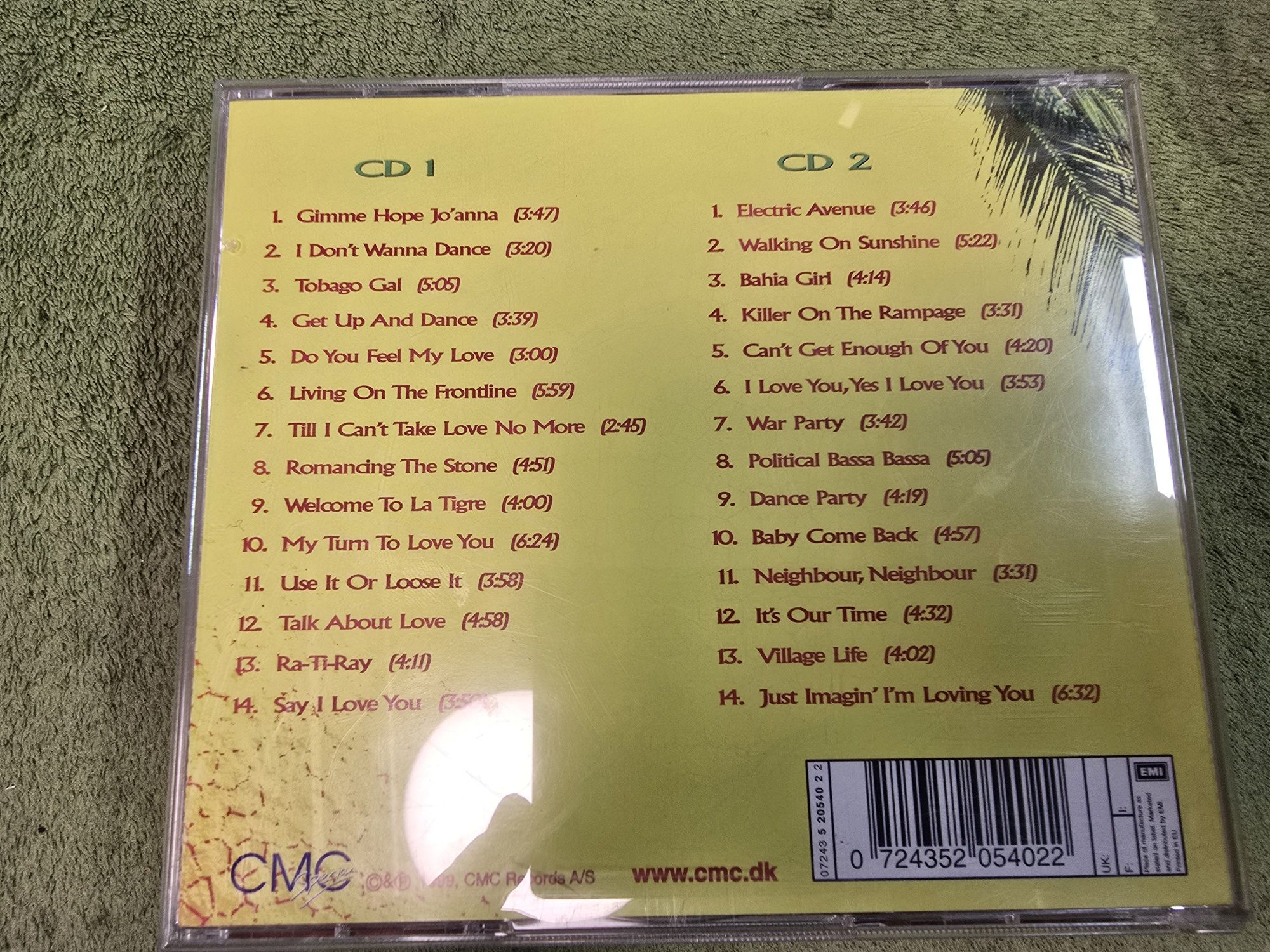 7 płyt CD różni wykonawcy, reggae.