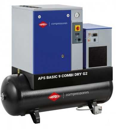 Kompresor śrubowy APS 9 Basic G2 Combi Dry 10 bar 10 KM/7.5 kW