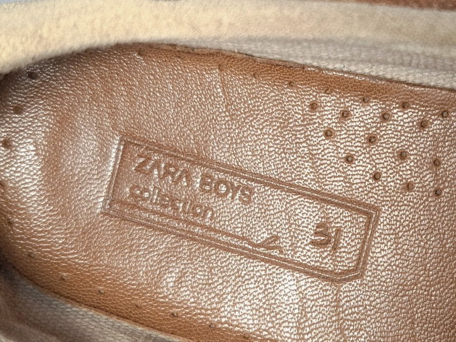 мокасини ZARA (натуральний замш)