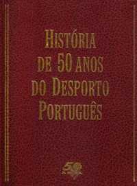 Livro "História de 50 anos do Desporto Português" (A Bola)