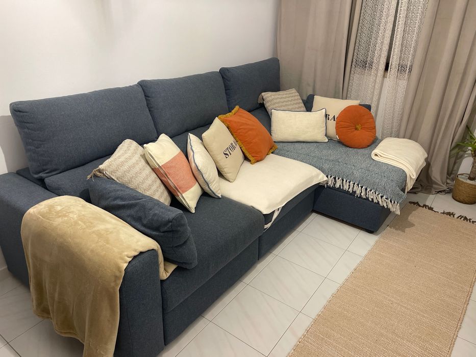 Sofá ESKILSTUNA chaise long azul