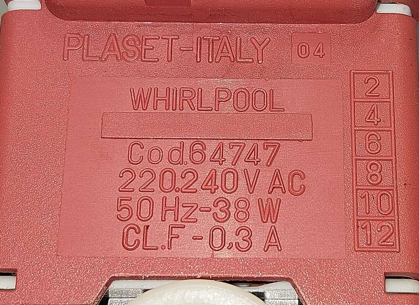Pompa wody zmywarki Whirpool ADG7340 Cod.64747