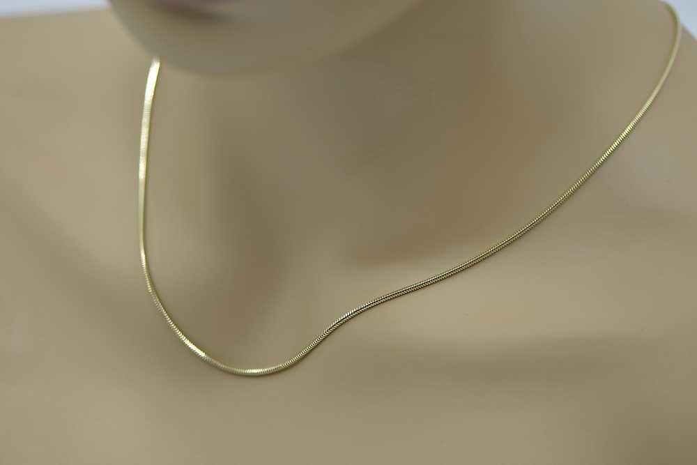 Złoty łańcuszek linka żmijka 7,2g Włoski 585 NAJTANIEJ! cc020y K