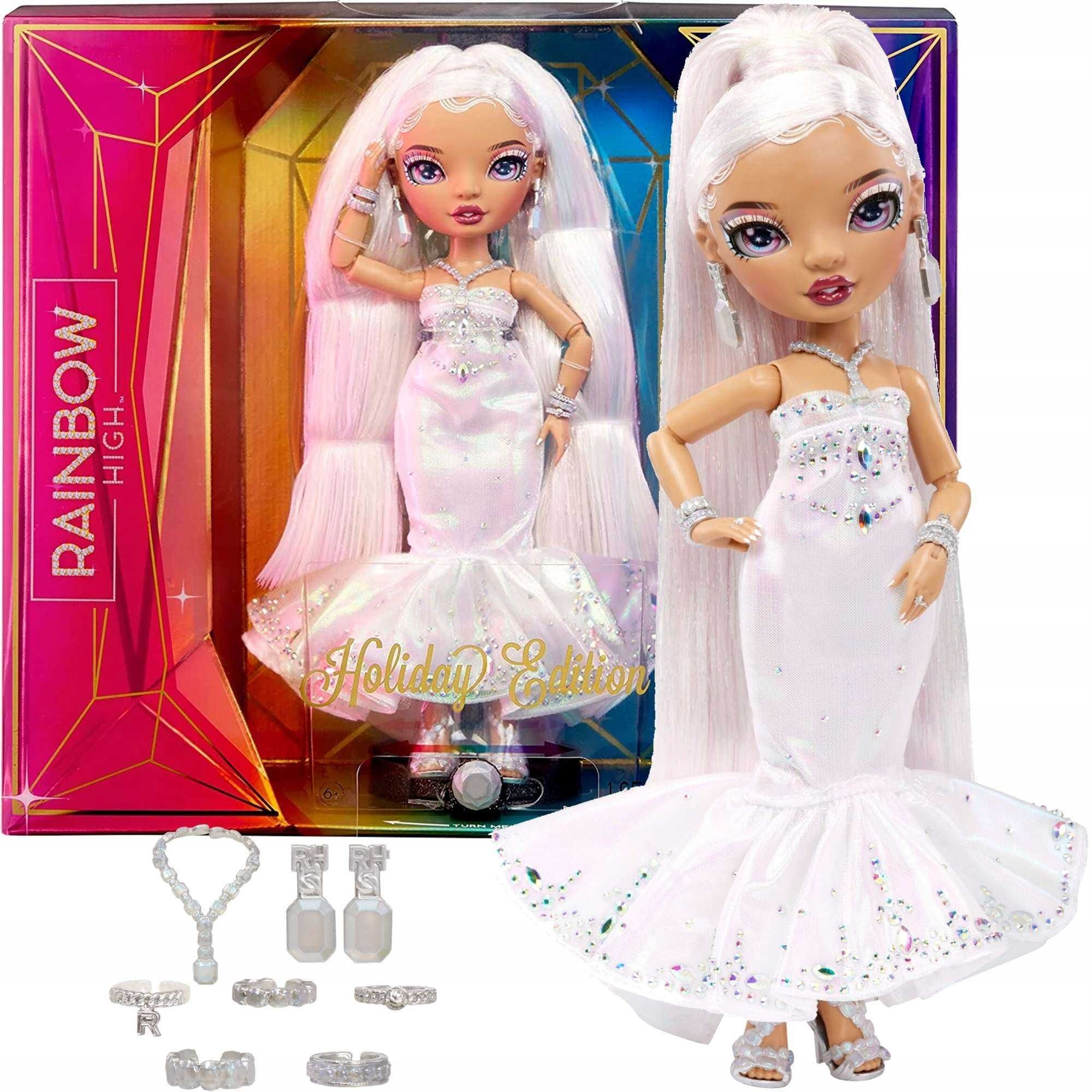 Колекційна лялька Роксі Гранд Rainbow High Holiday Edition Roxie Grand