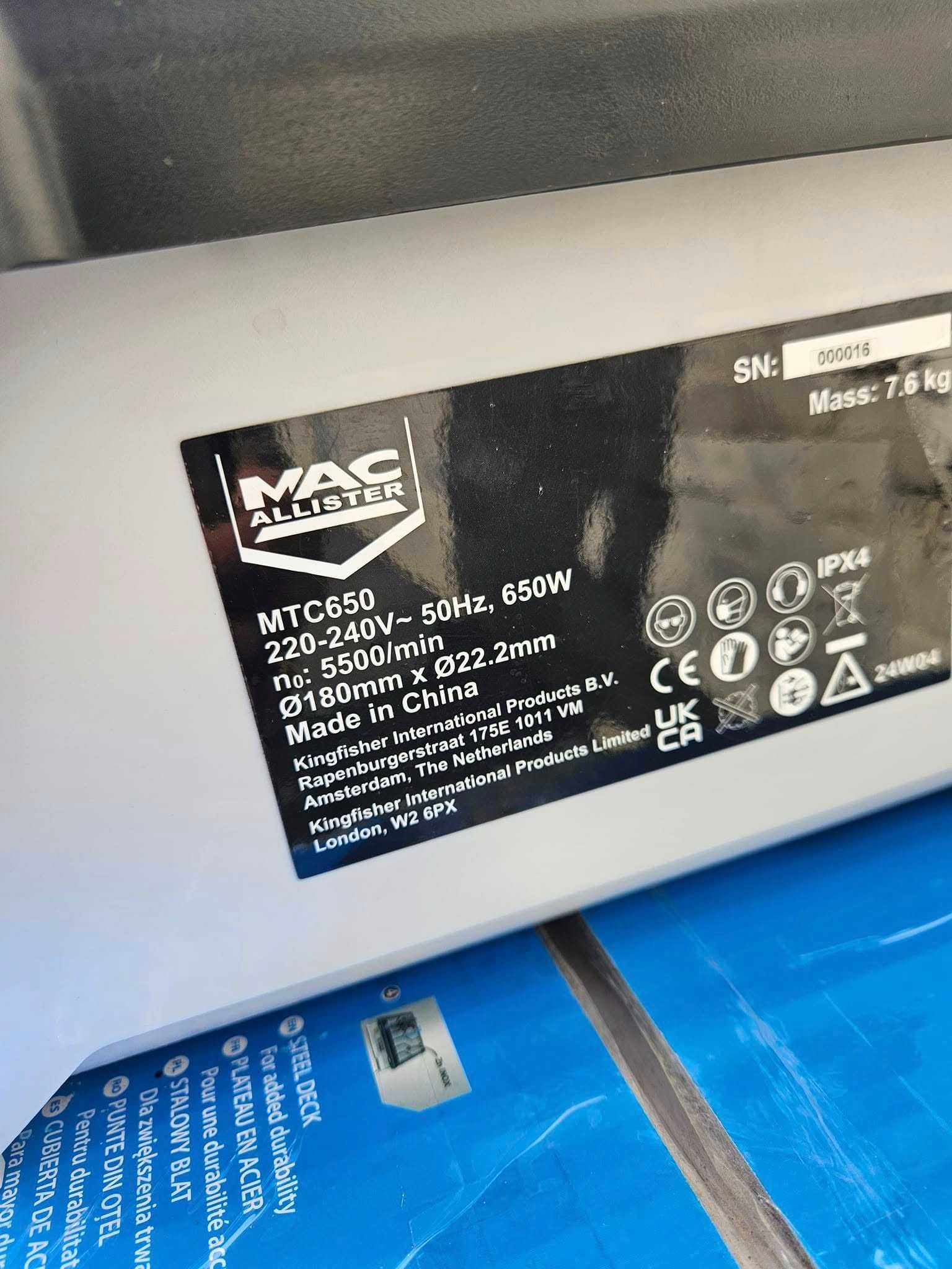 Przecinarka do glazury na mokro MacAllister 650 W