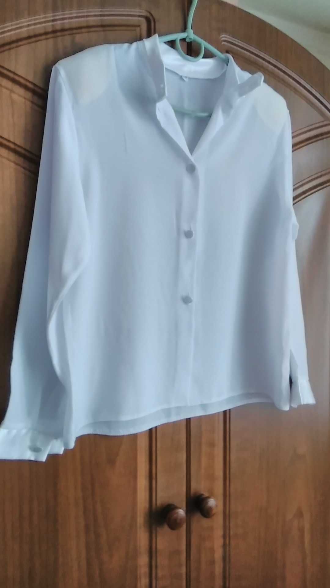 Блуза сорочка біла класична на дівчинку