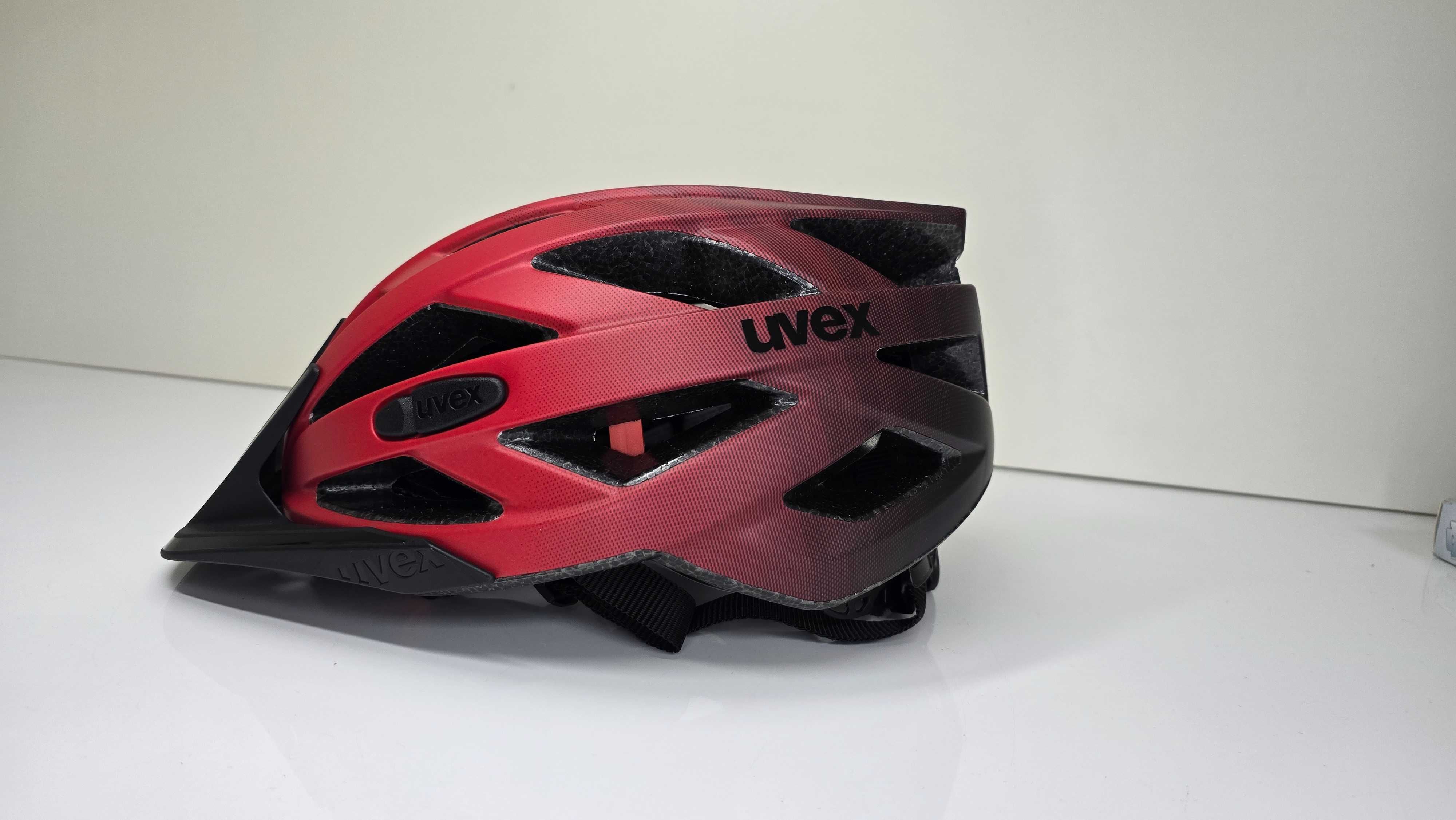 Kask rowerowy mtb UVEX I-VO CC red black matt rozm 52-57cm