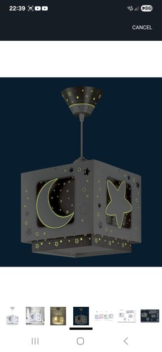 Lampa sufitowa dla dzieci