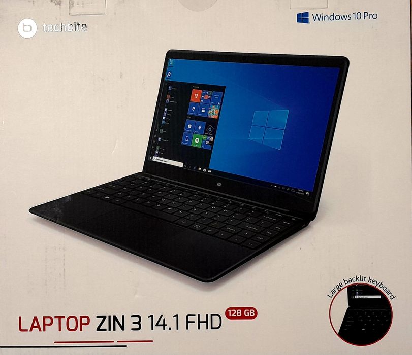 Laptop Techbite ZIN 3 14.1 FHD 128  GB.NOWY .