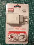 UNIWERSALNA Ładowarka sieciowa 2,4A + kabel typC