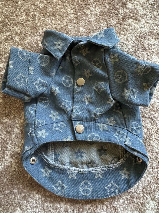 джинсовая курточка для собак Louis Vuitton
