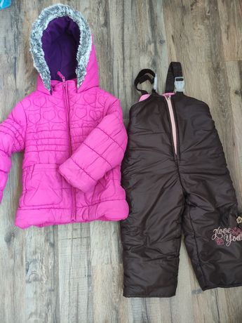 Зимняя куртка и полукомбинезон 2-3года