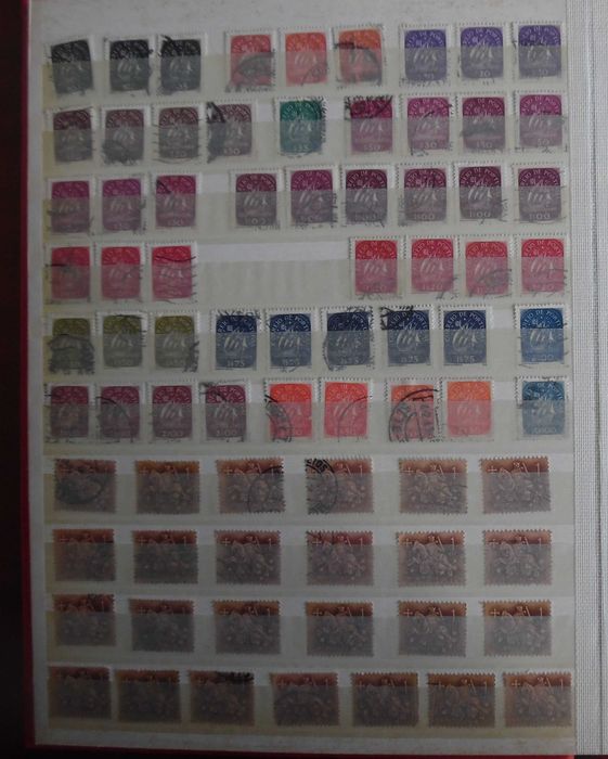 Selos Portugal- Para Marcofilia 6 páginas 379 selos