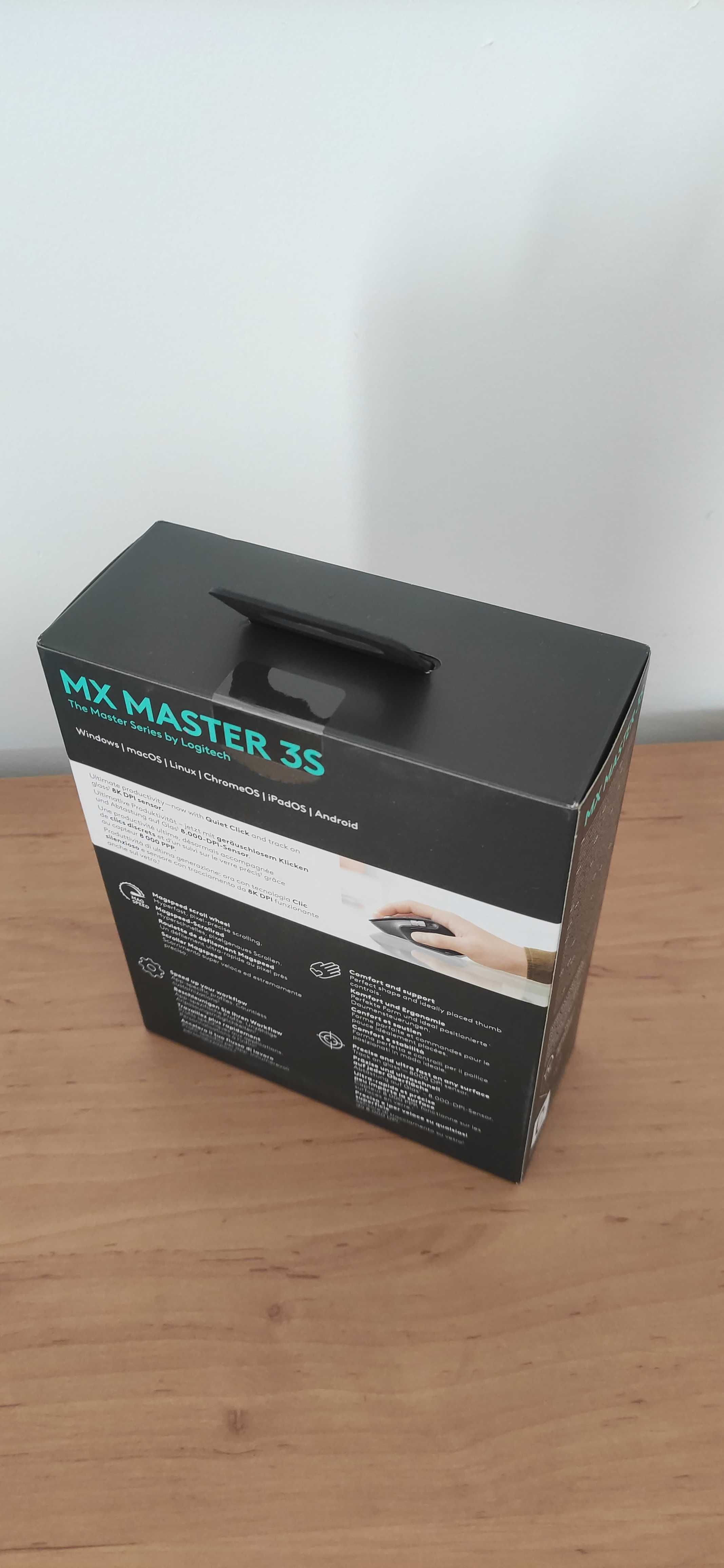 Rato LOGITECH MX Master 3S (8000 dpi - Preto)