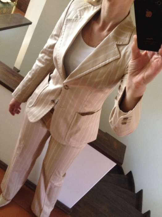 Conjunto blazer e calças Carolina Herrera tamanho 36 Original