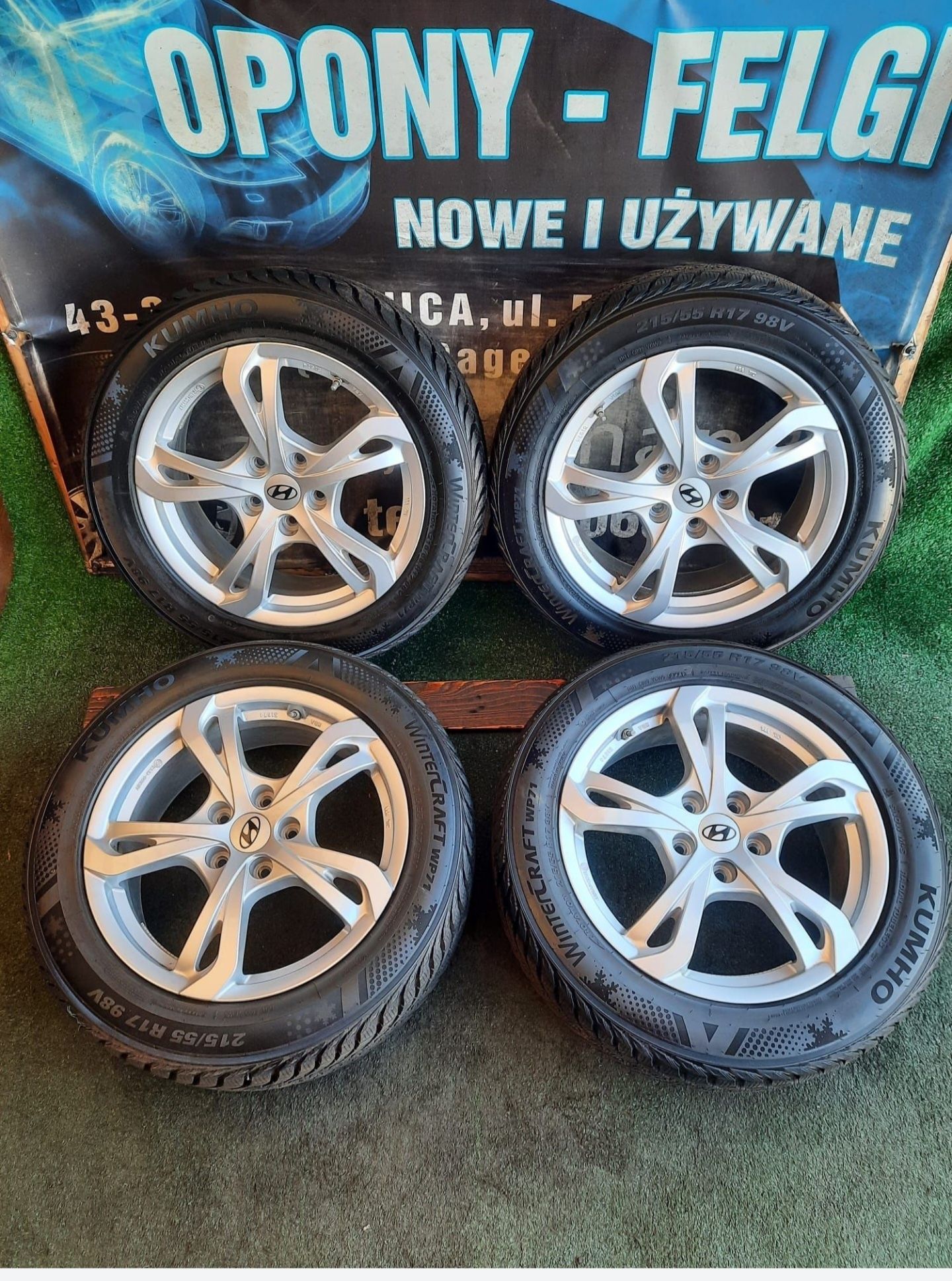 Alufelgi 17 Hyundai i20 i30 i40 Ix35 Kona Tucson Kia Orginał jak Nowe