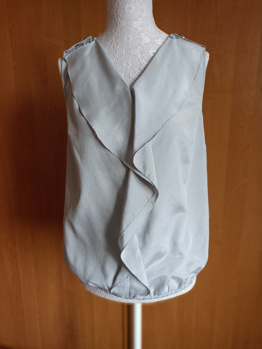 Bluzka bez rękawów elegancka