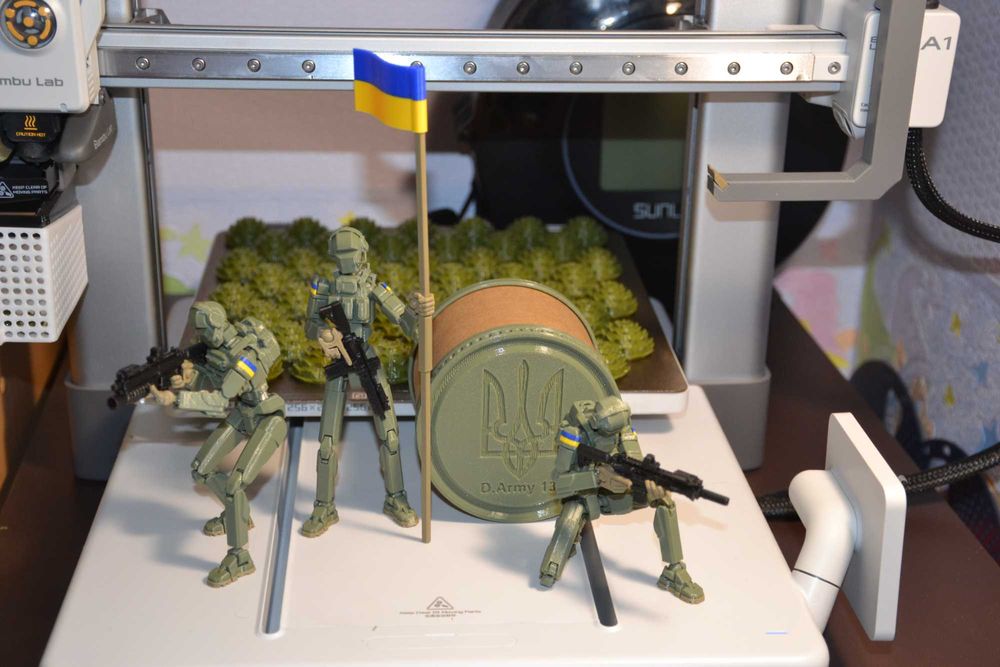 Рухома фігурка солдата D.Army 13 (робот Dummy 13, Lucky 13)