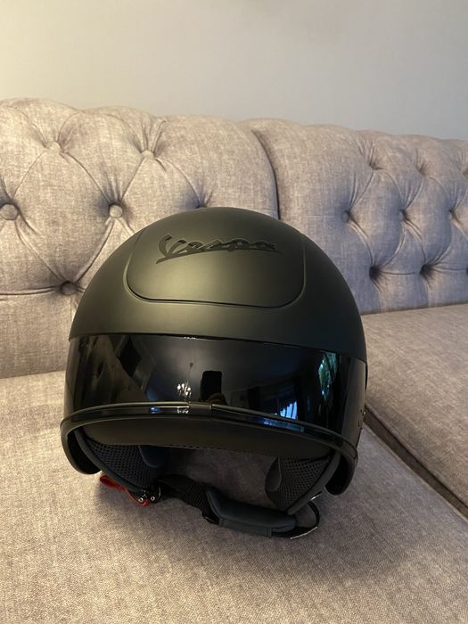Kaski Vespa rozmiary XL i M czarne double black cena za 1szt.