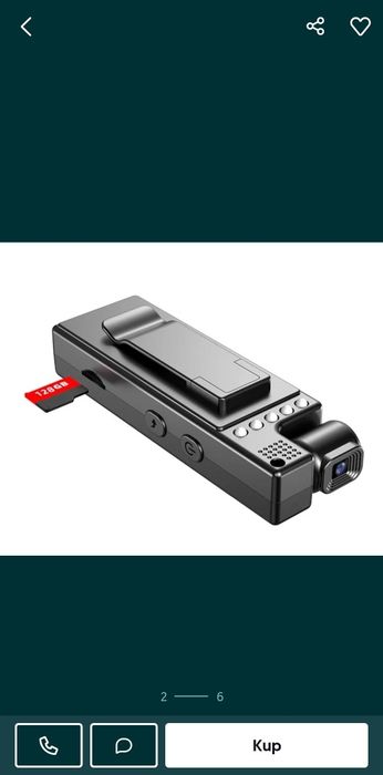 Kamera Szpiegowska BodyCam 4K Kamerka Videorejestrator