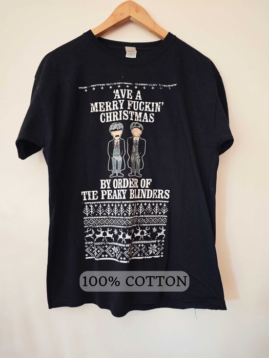 Świąteczna koszulka t-shirt Peaky Blinders 100% bawełna