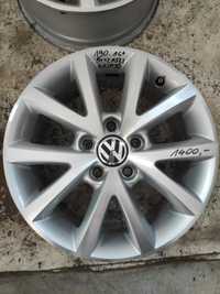 190 Felgi aluminiowe ORYGINAŁ VW Volkswagen R 16 5x112 Bardzo Ładne