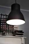 IKEA lampa wisząca sufitowa loft duży klasz szara