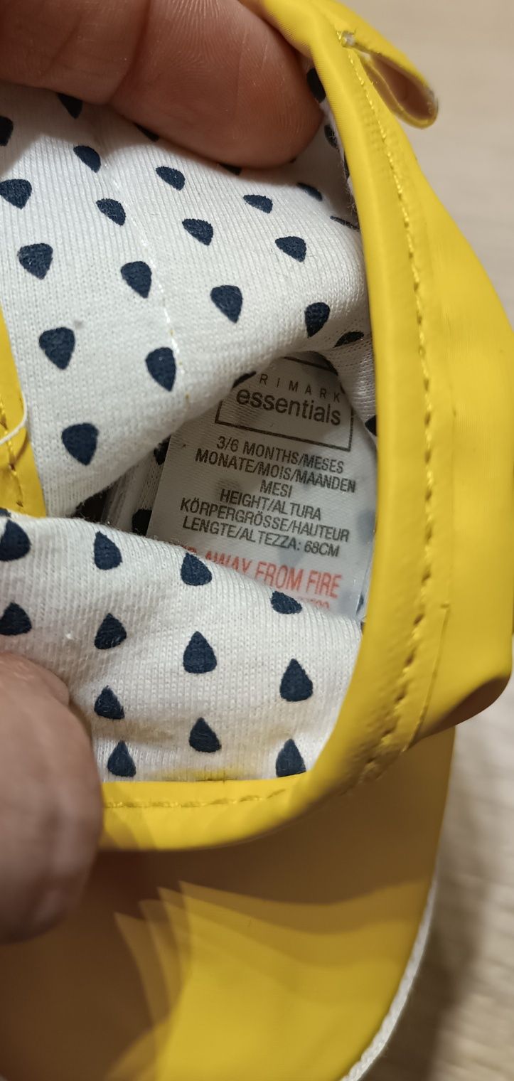 Primark 56 62 68 buciki niechodki kalosze do sztormiak 9,5 cm