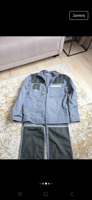 Nowy komplet męski roboczy spodnie bluza rozmiar m/l