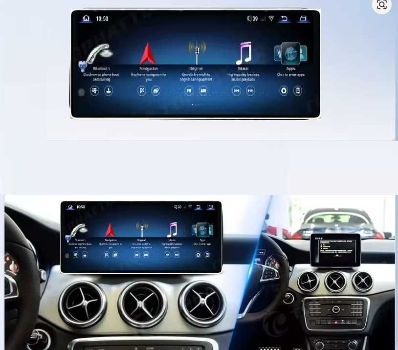 CarPlay Radio Android WiFi 4G GPS MP3 MP4 USB Mercedes CLA GLA NTG4.5
