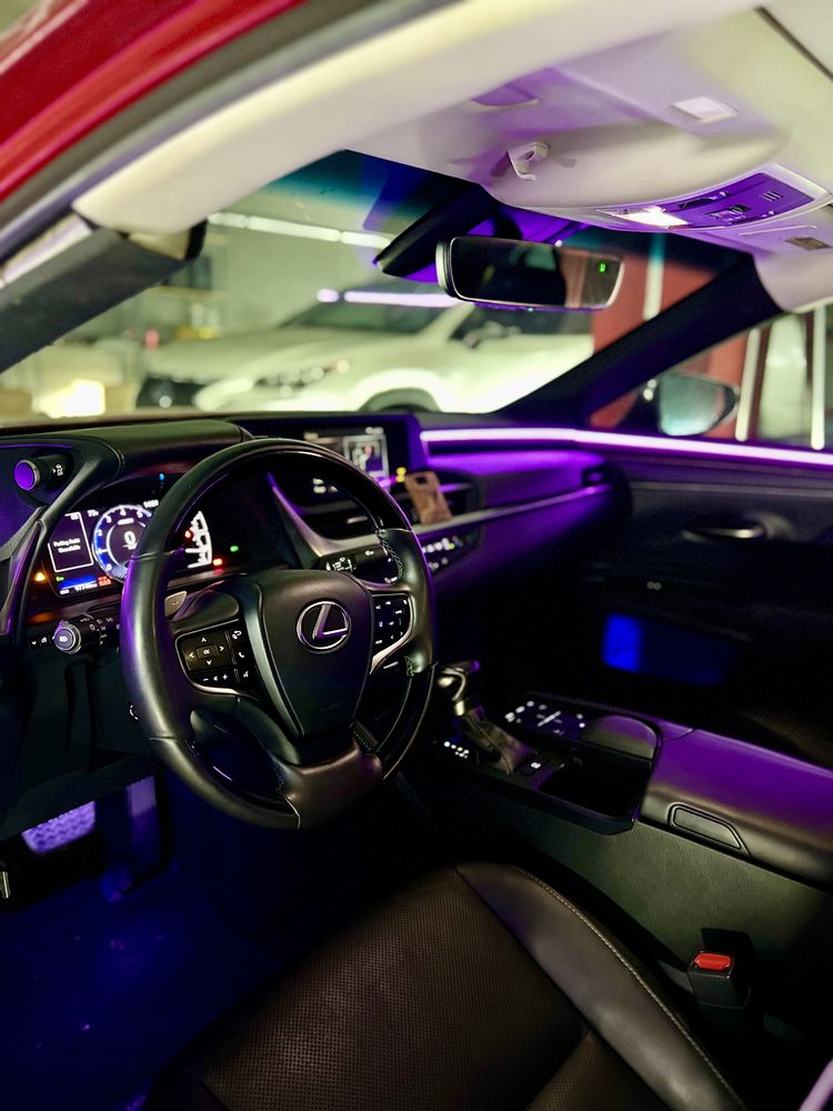 RGB ambient подсветка салона авто