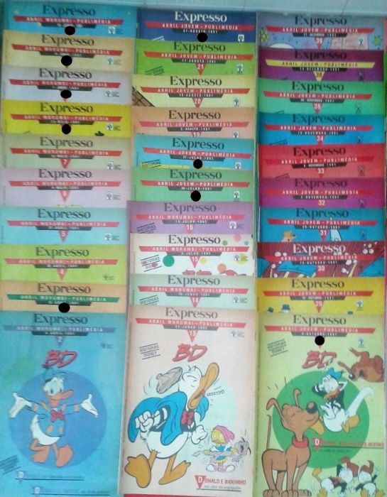 82 revistas BD Walt Disney - antigas / vintage / retro