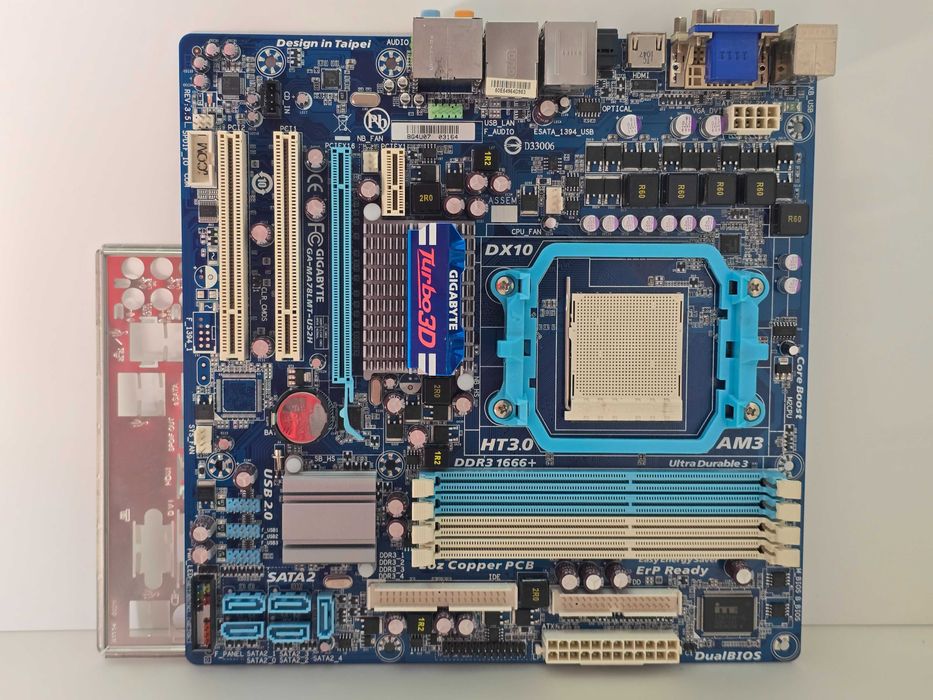 Материнська плата Gigabyte GA-MA78LMT-US2H AM3 (DDR3, HDMI) та інші