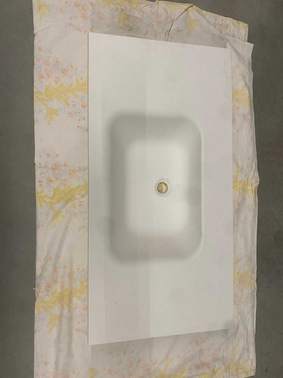 umywalka wpuszczana, zlew łazienkowy rivea 100cm plaska