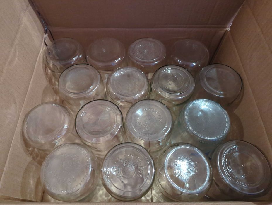 Słoiki na przetwory 900ml. Komplet 16szt. z nowymi pokrywkami