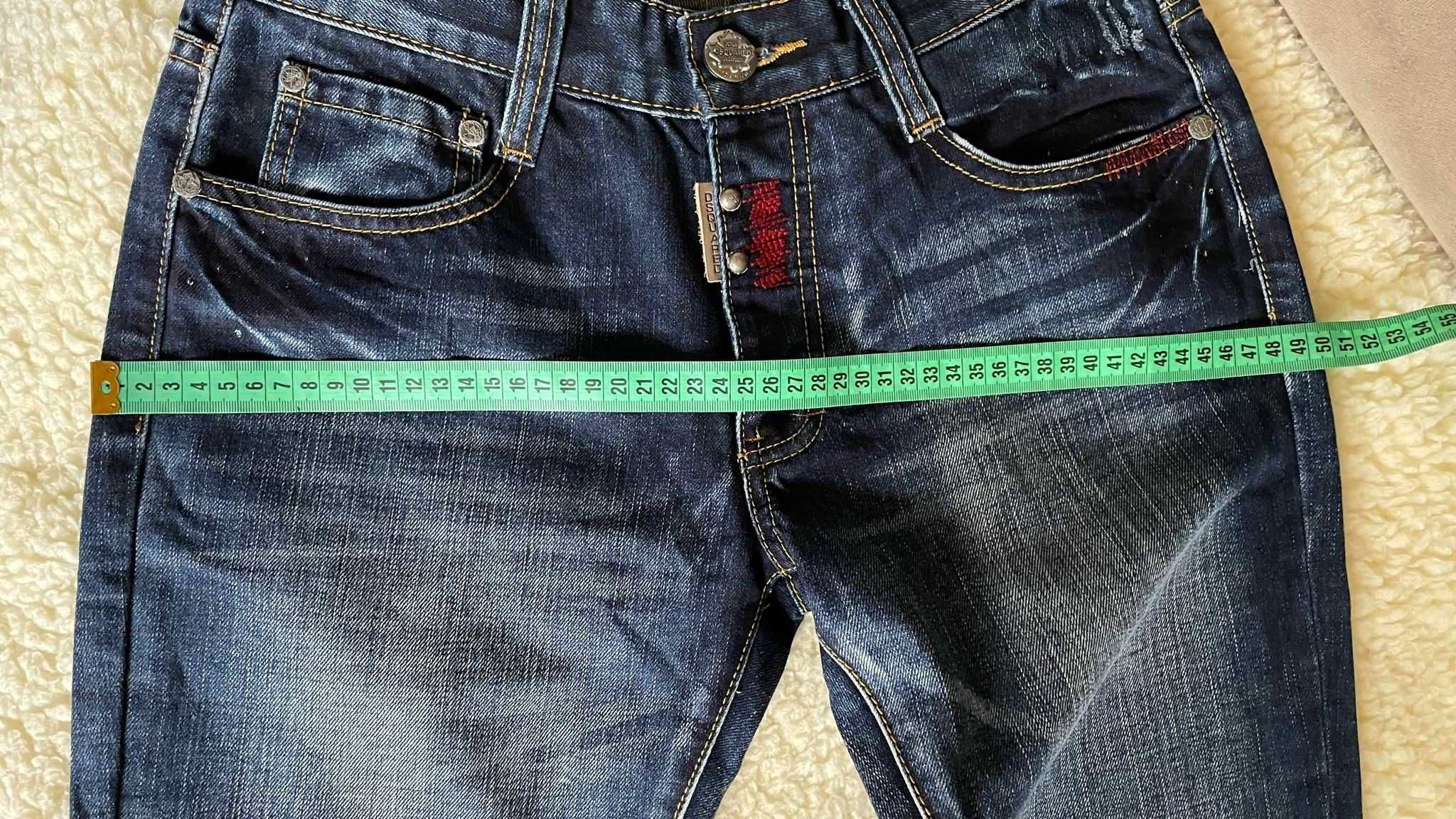 Męskie ekskluzywne spodnie jeansowe Dsquared2 r 30 nowe b/metki